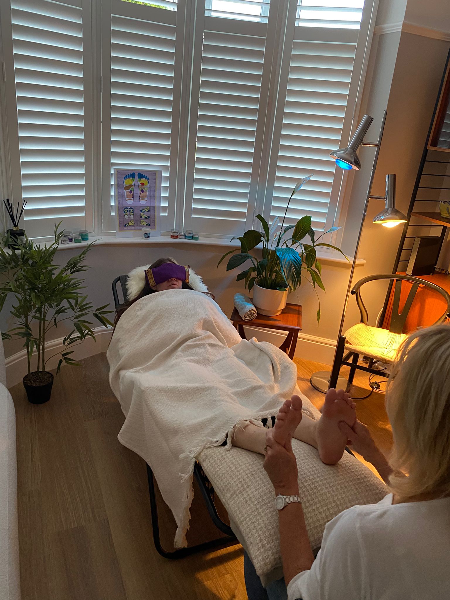 Melanie Stafford, qualified reflexologist
